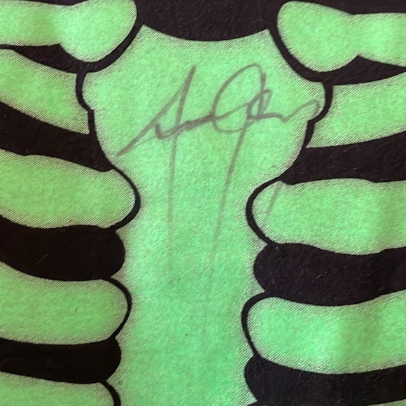 RARE 1997 Misfits signed Jerry Only long sleeve glow in the dark skeleton shirt - Picture 3 of 10